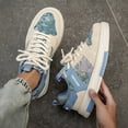 thumbnail image 5 of Men's Retro Forest Oil Painting Flat-soled Skate Shoes, Trendy Street-style Versatile Daily Wear Hiking Casual Sports Shoes., 5 of 9