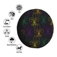 thumbnail image 4 of Sikiie Mardi Gras Carnival PVC Leather Spare Tire Wheel Cover Spare Tire Cover, for Car Truck SUV Camper Trailer Universal Fit(14-17in)-14 inch, 4 of 6