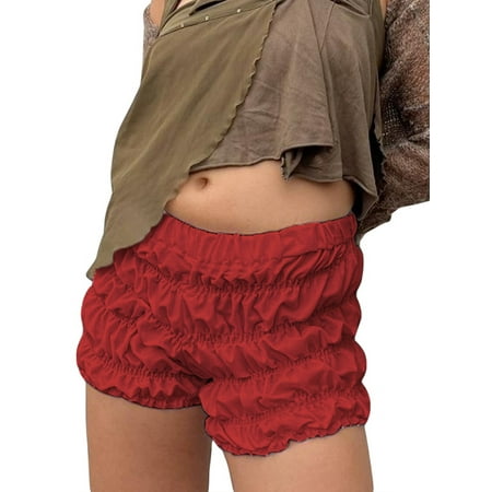 JBEELATE Women Summer Bloomers Shorts Solid Color Low Rise Lounge Shorts