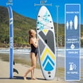 thumbnail image 7 of Waleaf 10'6" Inflatable Stand Up Paddle Board with Premium SUP Paddle Board Accessories & Carry Bag,Paddle,Pump,Leash,Wide Stable Design,Non-Slip Deck,Surf Control for Adults & Youth, 7 of 7