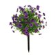 thumbnail image 4 of Flor de violeta artificial, estaca de jardín, arbustos de vegetación de imitación, planta artificial decorativa para bodas, al aire libre, exterior,, 4 of 8