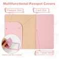 thumbnail image 4 of passport holders Luggage tag, Passport holder and Set for couples Wedding party Honeymoon trips ed, 4 of 5