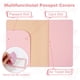 thumbnail image 4 of 2 passport holders Luggage tag, Passport holder and Set for couples Wedding party Honeymoon trips brown, 4 of 5