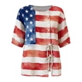 thumbnail image 3 of ibiyuan 250th Anniversary Shirt Women Shirts Crew Neck 250th Anniversary Usa Casual Short Sleeve Independence Day Funny Shirts Basic Colorful Tops Blouse, 3 of 3