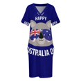 thumbnail image 4 of Happy Australia Day - wombat Vestido suelto con bolsillos Vestidos Ropa estética vestidos de noche de lujo 2025, 4 of 7