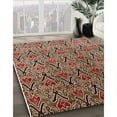 thumbnail image 3 of Ahgly Company Machine Washable Indoor Rectangle Industrial Modern Light Copper Gold Area Rugs, 5' x 8', 3 of 7