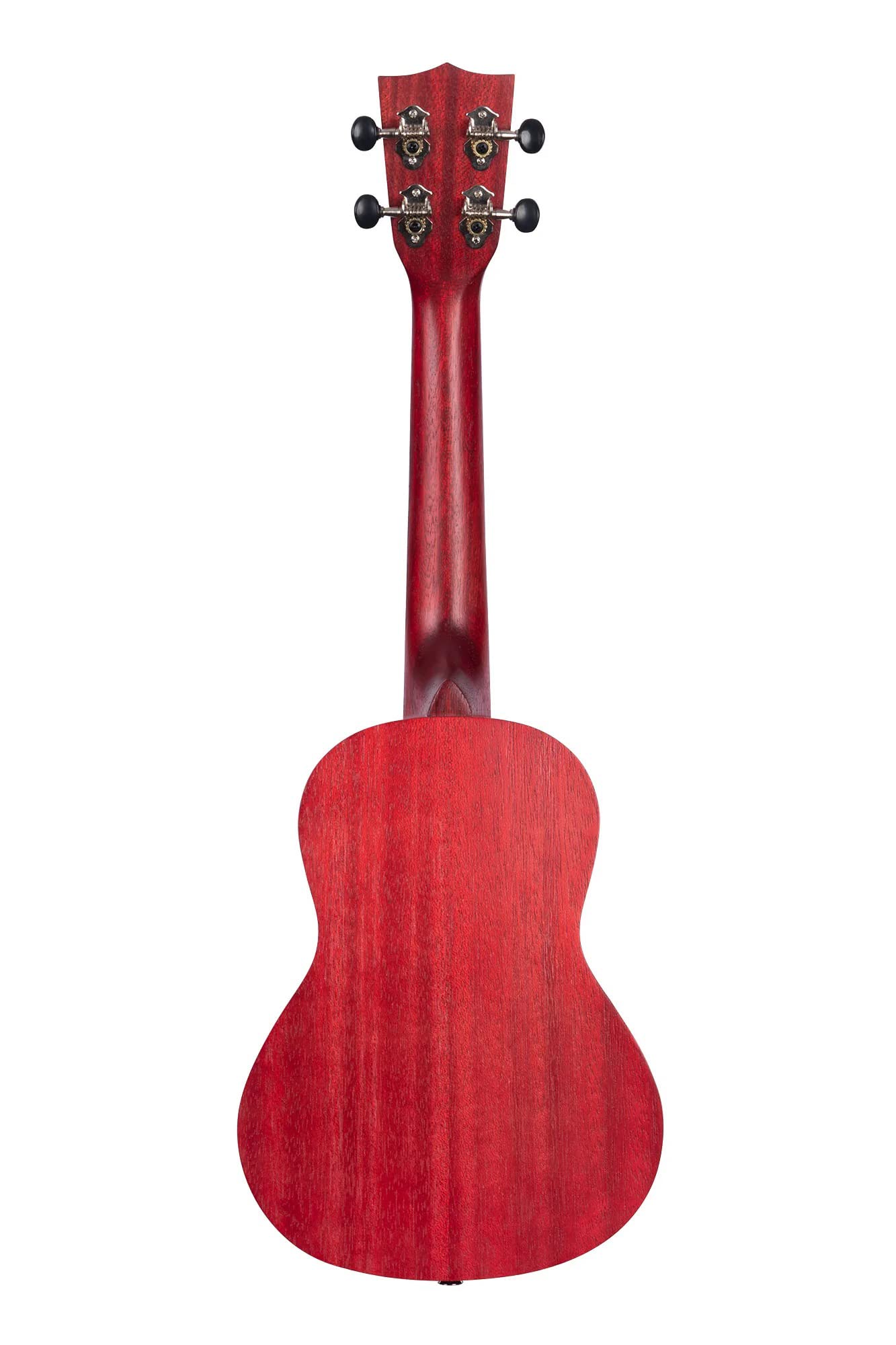 Kala MRT-RED-C, Modern Meranti in Watercolors Ukulele - Adobe Red Concert Bundle with Gig Bag, Tuner, DVD, and Austin Bazaar Polishing Cloth