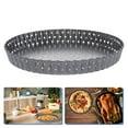 thumbnail image 3 of Non-Stick Pizza Pan with Holes  Baking Tart Mould Removable Bottom Pie Tray (Medium  8inch), 3 of 6