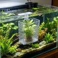 thumbnail image 4 of Adjustable Aquarium Plants Holder,Small Animal Tank Plantss Holder,Small Animal Tank Aquaponics Plants Cultivation and Aquarium Landscape Decoration with Hooks and Suction Cup,4.53x3.35x2.17 Inch,, 4 of 7