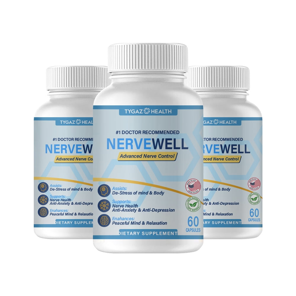 (3 Pack) NerveWell Nerve Well Advanced Nerve Control