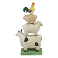 thumbnail image 4 of Northlight 11.5" Stacked Farm Animals Outdoor Garden Statue, 4 of 5