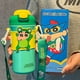 thumbnail image 3 of Taza de agua de la serie Crayon Shin-chan para niños, bonita tetera para la escuela, vaso con pajita especial para niñas, termo portátil con correa, 3 of 5