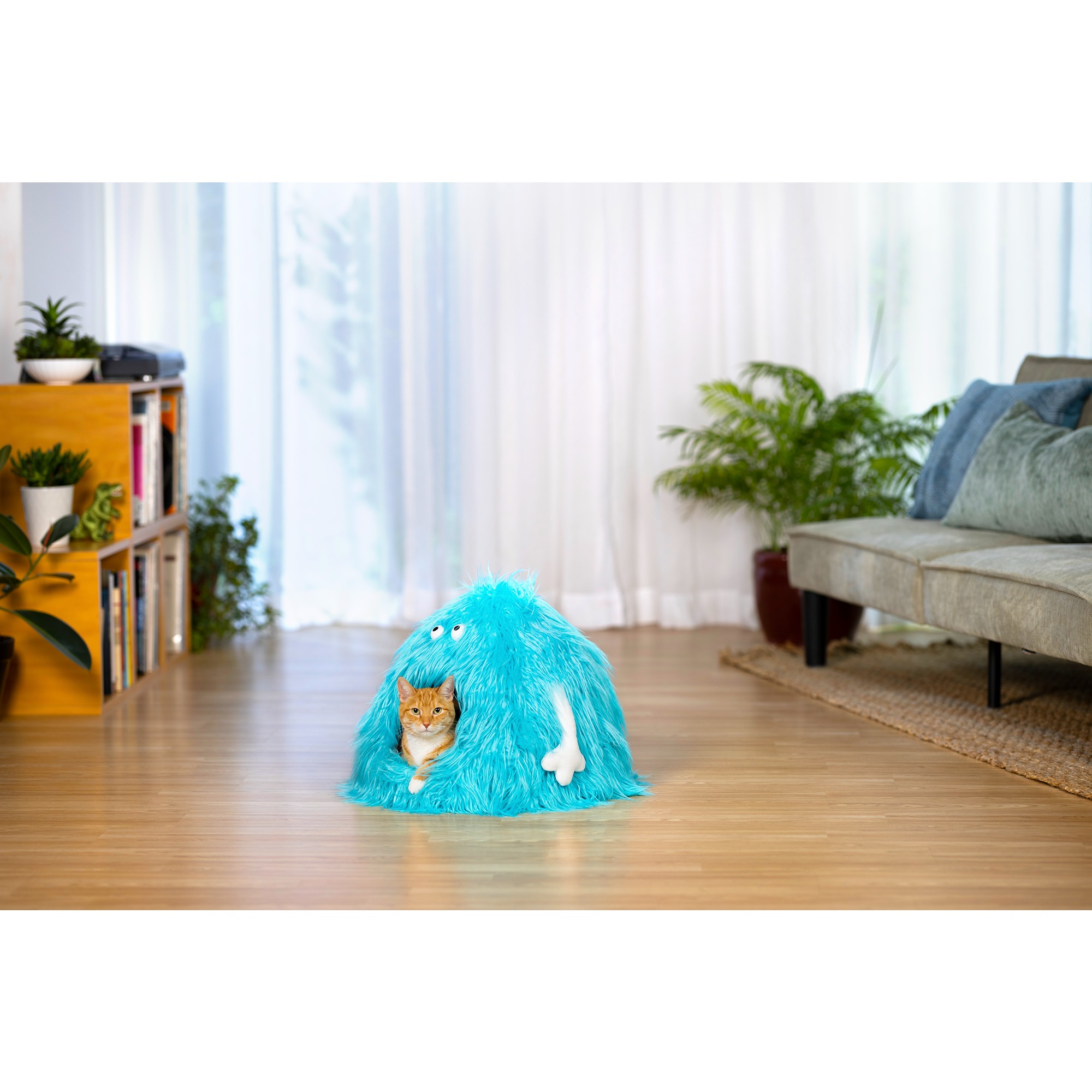 Prevue Pet Products Comfy Monster Cat and Dog Hideaway Bed 7604