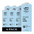 thumbnail image 1 of Mooala Organic Simple Oat Milk, 32oz - 3 Ingredient, Shelf Stable, No Gums, No Oils, No Fillers, Non-GMO, No Additives, Dairy Free Plant Based Milk, 6 pack, 1 of 5