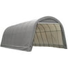 ShelterLogic 95360 14x24x12 Round Style Shelter- Grey Cover