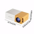 thumbnail image 2 of FNYOXU Projector New 1080P Home Cinema USB AV SD Mini Portable HD LED Projector, 2 of 7