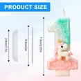 thumbnail image 4 of Rechale Creative Birthday Number Candles, Birthday Cake Candles, Birthday Party Wedding Anniversary Decoration, Cake Decoration (Unicorn, 5), 4 of 10