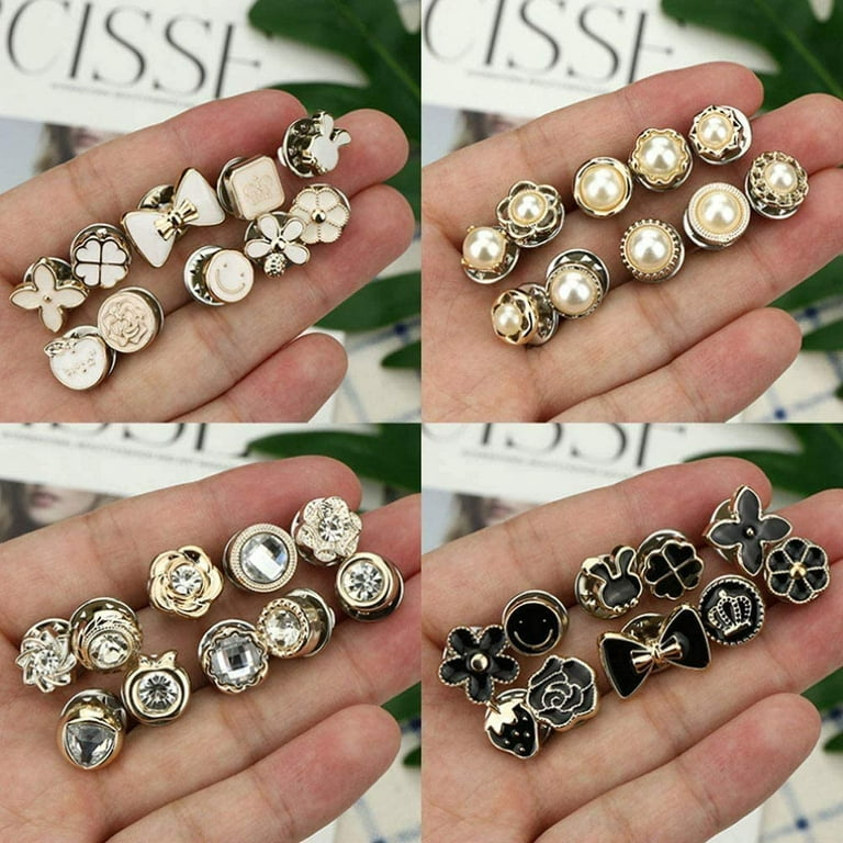 ✇ INS Brooch Pin Safety Pin for Dress Anti-exposure Button Good Quality  Additional Accessories