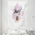 thumbnail image 1 of 17th Birthday Decorations Tapestry, Abstract Grunge Style Backdrop with Sweet Seventeen Image, Wall Hanging for Bedroom Living Room Dorm Decor, 60W X 80L Inches, Lilac and Black, by Ambesonne, 1 of 2