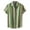 Yellow, variant on Alkepwun Hawaiian Shirt for Men Men's Short Sleeve Colorful Striped Button Down Shirts Casual Summer Cotton Linen Beach Shirts on Clearance