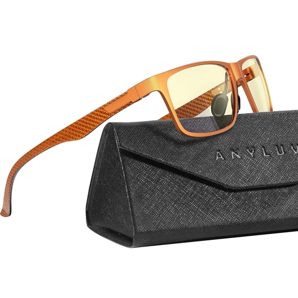 Gafas de bloqueo de luz azul ANYLUV para hombre Al-Mg Metal