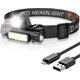 thumbnail image 1 of Waterproof Led Headlamp Powerful Headlamp Rechargeable Headlamp 4 Lighting Modes With Zoom Function Camping And Emergency Use Headlamp, 1 of 5
