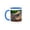 Blue/White, variant on 3drose, 18 House Complex of the Huang Clan, Jinchen Town, Kinmen, Taiwan, 11oz Two-tone Red Mug