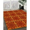 thumbnail image 2 of Ahgly Company Indoor Square Patterned Orange Red Orange Area Rugs, 4' Square, 2 of 6