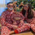 thumbnail image 4 of EIMELI Pyjamas de Noël pour la Famille Imprimé Gingerbread Man, 4 of 13