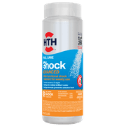 HTH Pool Care Shock Advanced for Swimming Pools, Pool Chemicals, 2 lbs