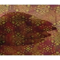 thumbnail image 4 of oneOone Viscose Chiffon Brown Fabric Batik Sewing Fabric By The Yard Printed Diy Clothing Sewing Supplies 42 Inch Wide, 4 of 4