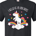 thumbnail image 4 of Inktastic Believe in Unicorns T-Shirt, 4 of 5