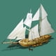 thumbnail image 3 of Kits de modelo de montaje de barco DIY, modelo a escala de barco de vela de madera, 3 of 8