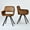 Brown, variant on Homy Casa Accent Chair Set of 2 - Swivel Dining Chiars for Kitchen Dining Room, Brown