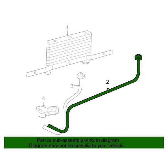 GM 25999416 Pipe Asm-Trans Fluid Clr Upr