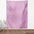 thumbnail image 3 of Floral Fabric by the Yard Upholstery, Pattern of Round Symmetric Motifs with Floral Details in Tones, Decorative Fabric for DIY and Home Accents, Pale Sky Blue and Pink by Ambesonne, 3 of 4
