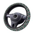 thumbnail image 6 of Lsque Rose Flowers Ultra Soft Car Steering Wheel Cover for Women, Standard 15 inch Size for Truck Van SUV Auto, 6 of 8