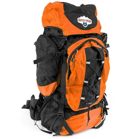 70L Internal Frame Backpack, Orange (Best Internal Frame Backpack For Traveling)