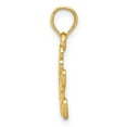 thumbnail image 2 of 14K Yellow Gold Charm Pendant 20 mm 12 Teddy Bear, 2 of 4