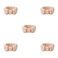 thumbnail image 1 of Bandas para El cabello Sonducket de cara ajustable Coral Fleece Beige 5Conjunto, 1 of 6