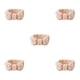 thumbnail image 1 of Bandas para El cabello Sonducket de cara ajustable Coral Fleece Beige 5Conjunto, 1 of 6