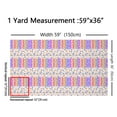 thumbnail image 3 of jejeloiu Cartoon Loves Pattern Fabric by the Yard 5 Yards,Princess Theme Loves Fabric for Sewing,Colorful Geometric Lines Home Decor Fabric by the Yard For Child,Lightweight Room Decorative, 3 of 6