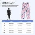 thumbnail image 6 of Kdxio Cartoon Poodle Dog Print Men's Sleep Pajama Pant Lounge Pants with Pockets, 6 of 8