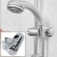 thumbnail image 1 of MYG Chrome Shower Rail Head Slider Holder Adjustable 18-25mm Universal Bracket, 1 of 10