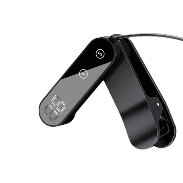 Silent Click Smart Chip Gaming Trigger for Mobile Devices - Light-Sensitive Mapping with Digital Display, Clip-On Support