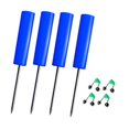 thumbnail image 2 of 4 soportes para cañas de pescar, universales, portátiles, de PVC. Azul, 2 of 8