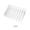 thumbnail image 2 of Langgg White Convenient And Practical Makeup Organizer Storage For Travel Multiple Compartments Waterproof Cosmetic Organizer 40 grids 1Set, 2 of 6