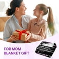 thumbnail image 2 of Gifts for Mom, to My Mom Blanket from Daughter, Mom Birthday Gifts, Mom Ideas Gifts from Kids, Birthday, Mother''s Day, Christmas, Thanksgiving Blanket Gifts for Mom, 60 "X80\u201c, 2 of 6