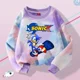 thumbnail image 3 of Sudadera con capucha y teñido anudado de Sonics para niños y niñas, con estampado de dibujos animados, unisex, estilo primavera y otoño, 3 of 5