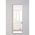 thumbnail image 2 of Metal frame Rectangle Mirror 18 inch Brass, 2 of 5